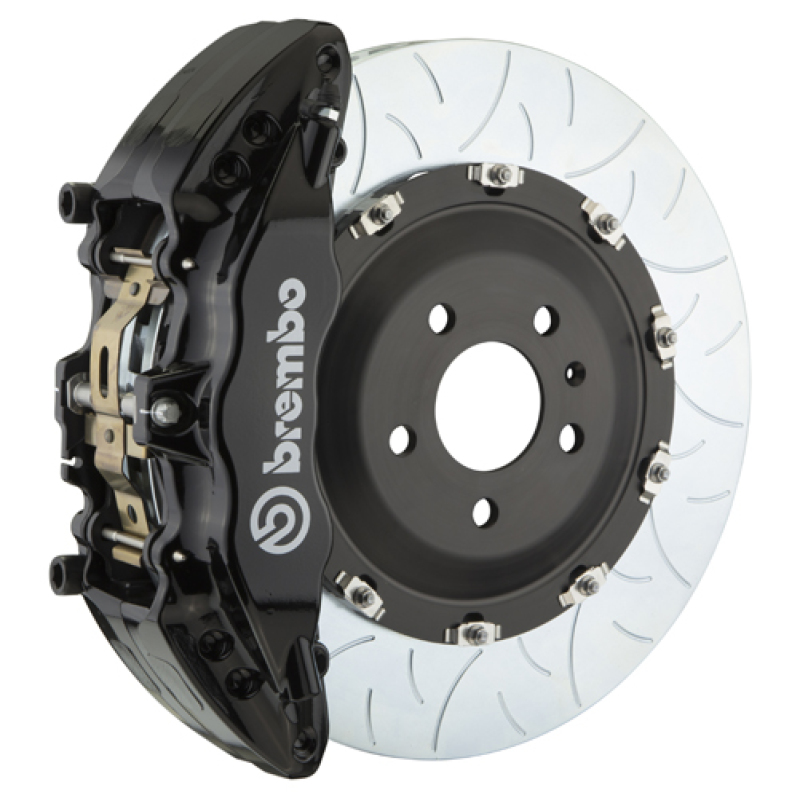 Audi A5 Brake Kit - Front - Brembo - GT BBK 6Pist Cast 380x34 2pc Rotor Slot Type3 - Black - `08-`17 Audi A5 Brake Kit - Front - Brembo - GT BBK 6Pist Cast 380x34 2pc Rotor Slot Type3 - Black - `08-`17