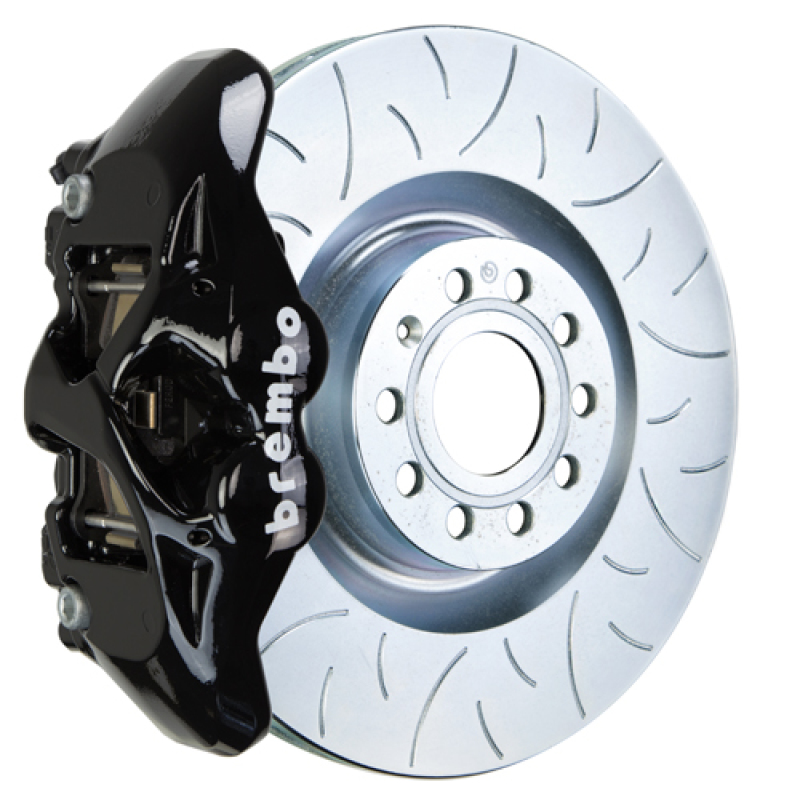 Audi A3 Brake Kit - Front - Brembo - GT BBK 4 Piston Cast 345x30 1pc Rotor Slotted Type3 - Black - `14-`20 Audi A3 Brake Kit - Front - Brembo - GT BBK 4 Piston Cast 345x30 1pc Rotor Slotted Type3 - Black - `14-`20