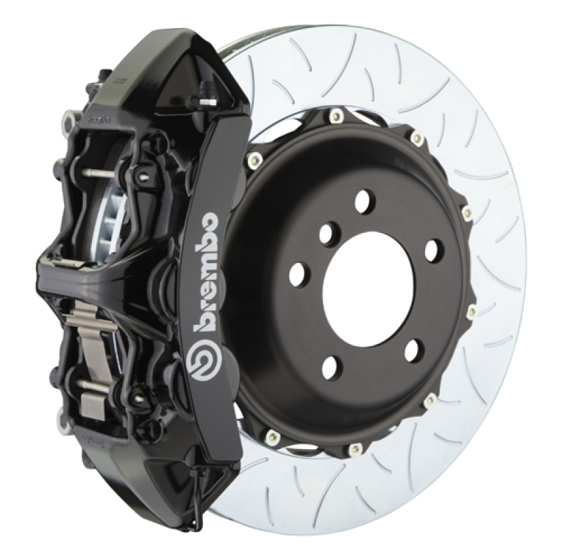 Chevrolet Corvette C8 Brake Kit - Rear - Brembo - Slotted Type-3 Rotors - Black - `20-`27