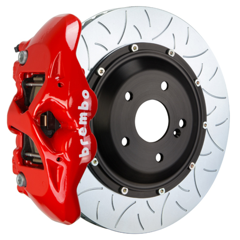 BMW M3 Big Brake Kit - Rear - Brembo - GT BBK, 4-Piston Cast Calipers, 380x28mm 2-Piece Type-3 Slotted Rotors - Red - `08-`13 BMW M3 Big Brake Kit - Rear - Brembo - GT BBK, 4-Piston Cast Calipers, 380x28mm 2-Piece Type-3 Slotted Rotors - Red - `08-`13