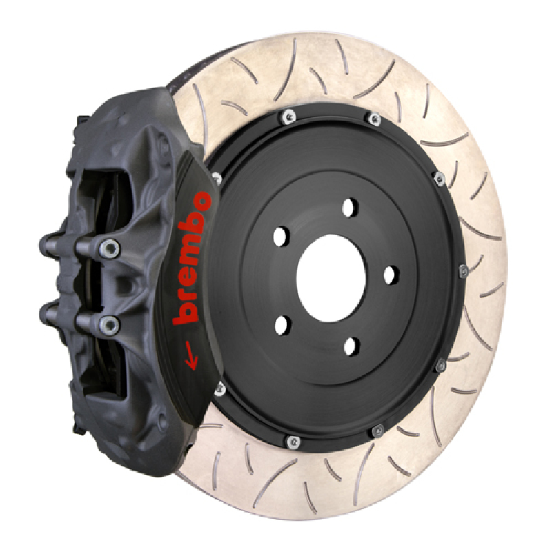 Chevrolet Corvette Z51 Brake Kit - Front - Brembo - Performance Slot, 6 Piston Forged, T3 - Black - `14-`19 Chevrolet Corvette Z51 Brake Kit - Front - Brembo - Performance Slot, 6 Piston Forged, T3 - Black - `14-`19
