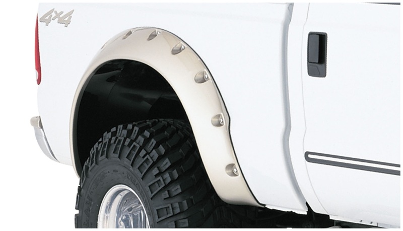 Ford F-250 Super Duty Fender Flares - Rear - Bushwacker - Cutout Style - Black - `99-`10 Ford F-250 Super Duty Fender Flares - Rear - Bushwacker - Cutout Style - Black - `99-`10