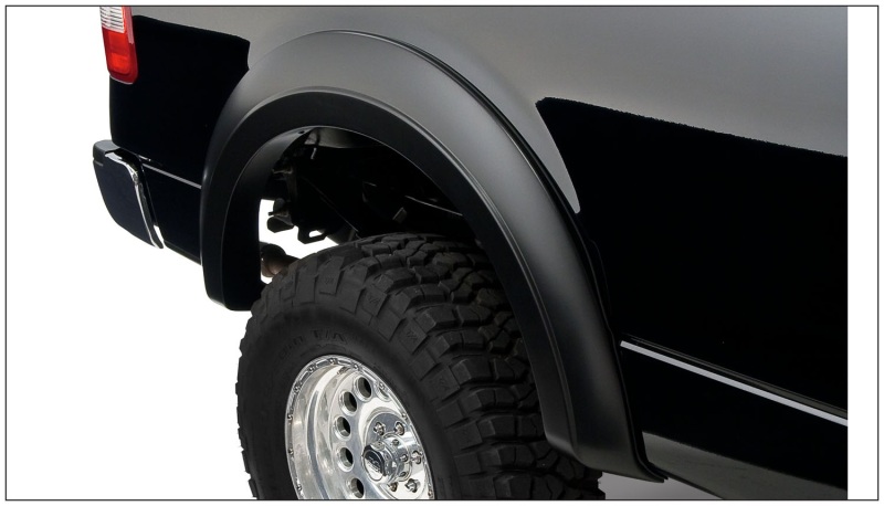 Ford F-150 Styleside Fender Flares - Rear - Bushwacker - Extend-A-Fender - Black - `04-`08 Ford F-150 Styleside Fender Flares - Rear - Bushwacker - Extend-A-Fender - Black - `04-`08