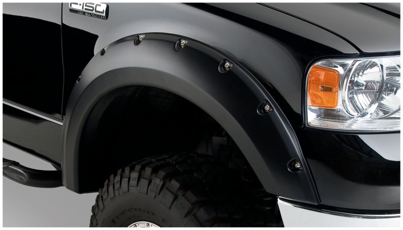 Ford F-150 Fender Flares - Front - Bushwacker - Pocket Style - Black - `04-`08 Ford F-150 Fender Flares - Front - Bushwacker - Pocket Style - Black - `04-`08