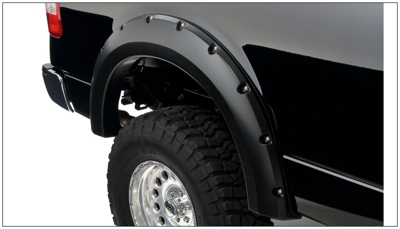 Ford F-150 Fender Flares - Rear - Bushwacker - Pocket Style - Black - `04-`08 Ford F-150 Fender Flares - Rear - Bushwacker - Pocket Style - Black - `04-`08