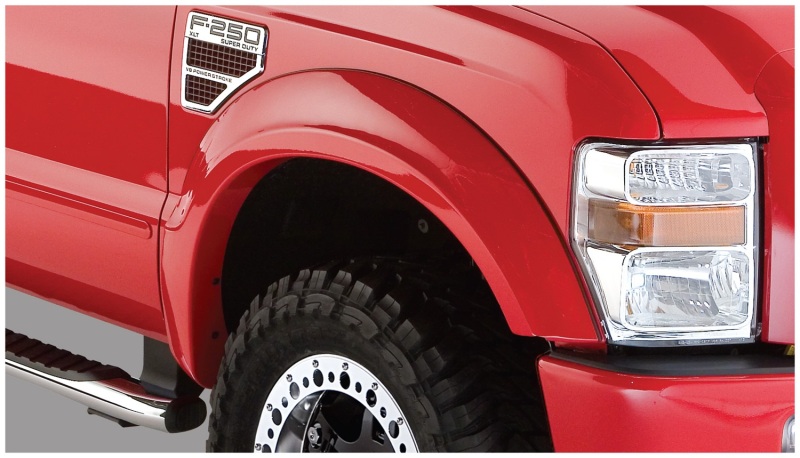 Ford F-250 Super Duty Fender Flares - Front - Bushwacker - OE Style - Black - `08-`10 Ford F-250 Super Duty Fender Flares - Front - Bushwacker - OE Style - Black - `08-`10