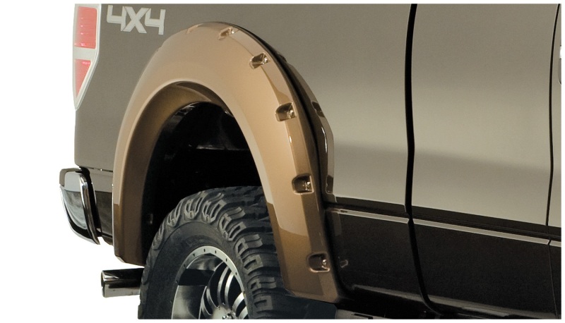 Ford F-150 Fender Flares - Rear - Bushwacker - Max Pocket Style - Black - `09-`14 Ford F-150 Fender Flares - Rear - Bushwacker - Max Pocket Style - Black - `09-`14