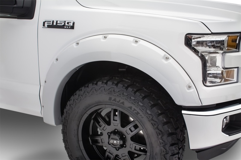 Ford F-150 Fender Flares - Bushwacker - Pocket Style - Oxford White - `16-`17