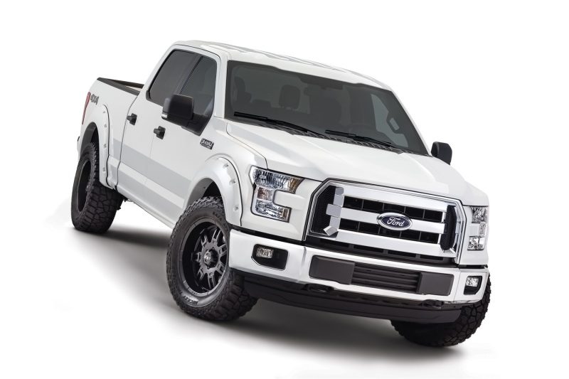 Ford F-150 Fender Flares - Bushwacker - Pocket Style - Oxford White - `16-`17 Ford F-150 Fender Flares - Bushwacker - Pocket Style - Oxford White - `16-`17
