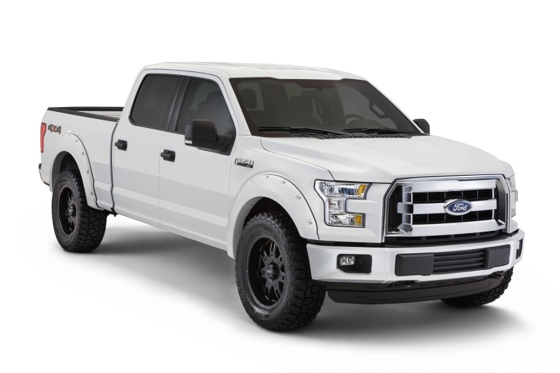 Ford F-150 Fender Flares - Bushwacker - Pocket Style - Oxford White - `16-`17