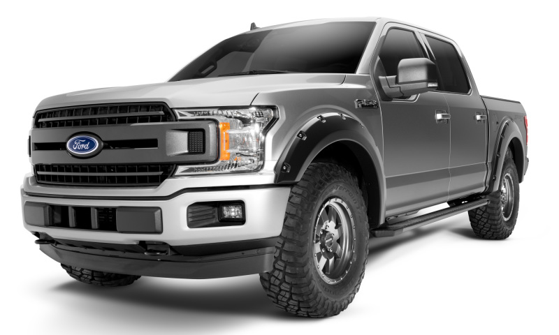 Ford F-250 Super Duty Fender Flares - Bushwacker - Pocket Style - Agate Black Metallic - `17-`20 Ford F-250 Super Duty Fender Flares - Bushwacker - Pocket Style - Agate Black Metallic - `17-`20