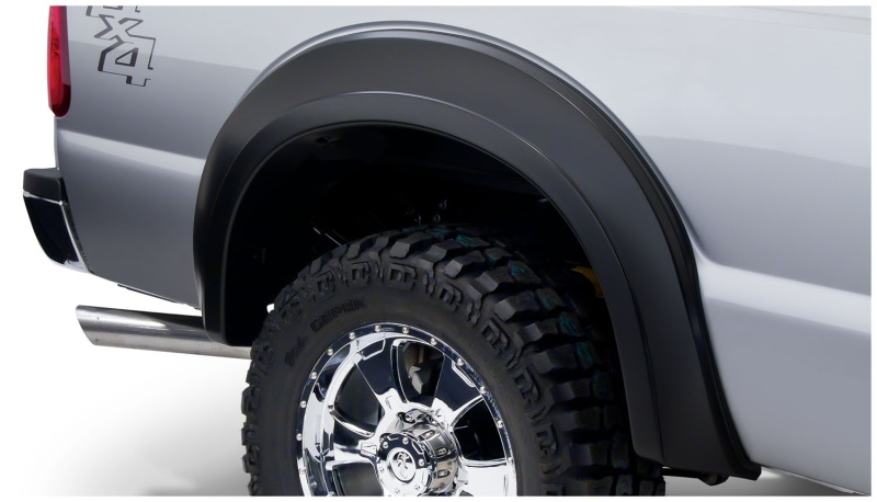 Ford E-250 Super Duty Fender Flares - Rear - Bushwacker - Extend-A-Fender Style, Smooth Finish - Black - `92-`14 Ford E-250 Super Duty Fender Flares - Rear - Bushwacker - Extend-A-Fender Style, Smooth Finish - Black - `92-`14