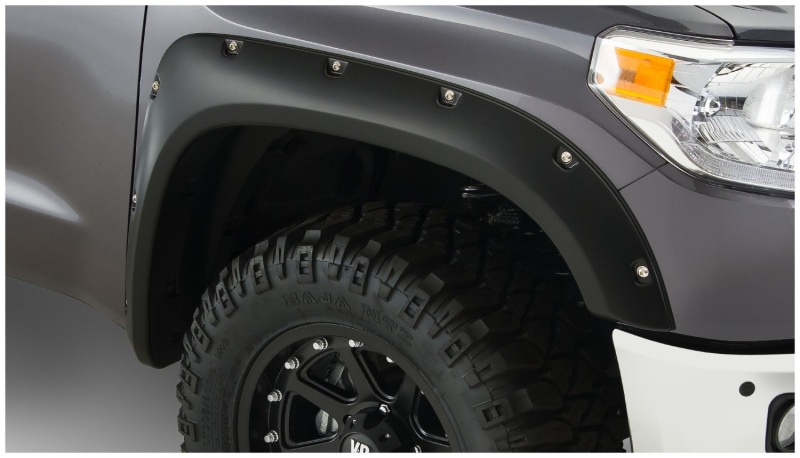 Toyota Tundra Fender Flares - Front - Bushwacker - Pocket Style - Black - `14-`18 Toyota Tundra Fender Flares - Front - Bushwacker - Pocket Style - Black - `14-`18