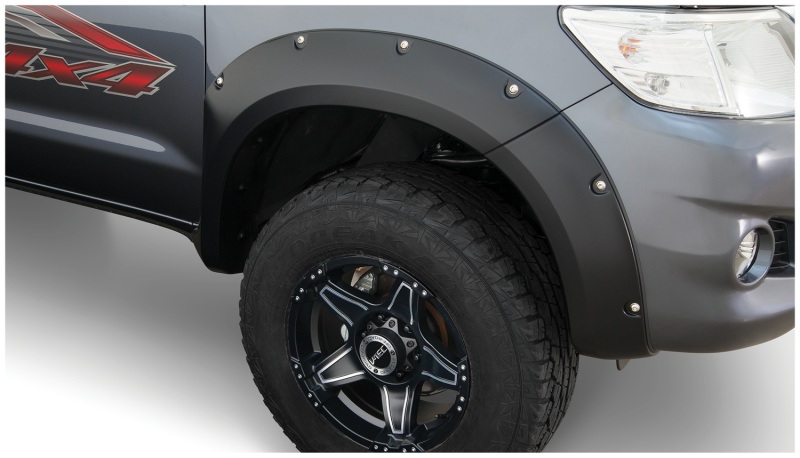 Toyota Hilux Fender Flares - Front - Bushwacker - Pocket Style - Black - `11-`13 Toyota Hilux Fender Flares - Front - Bushwacker - Pocket Style - Black - `11-`13