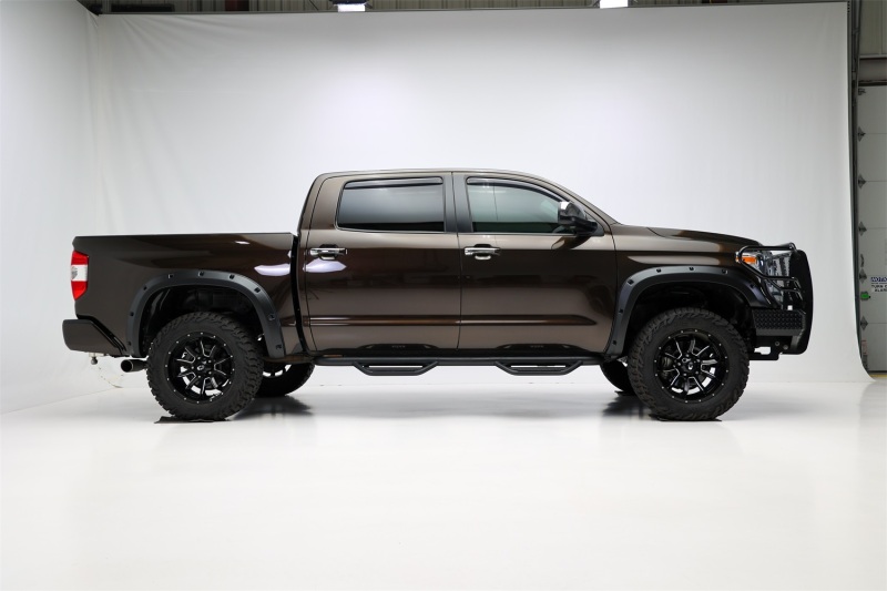 Toyota Tundra Fender Flares - Bushwacker - Forge Style Pocket/Rivet - Black - `14-`21 Toyota Tundra Fender Flares - Bushwacker - Forge Style Pocket/Rivet - Black - `14-`21