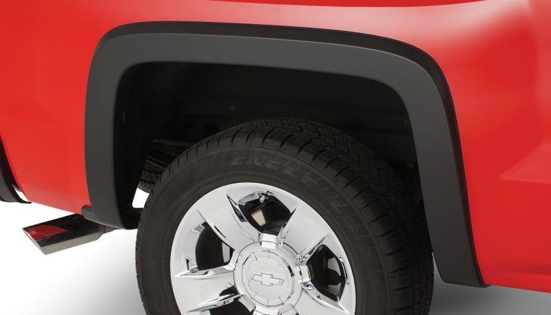 Chevrolet Silverado 1500 Fender Flares - Rear - Bushwacker - OE Style - Black - `07-`13 Chevrolet Silverado 1500 Fender Flares - Rear - Bushwacker - OE Style - Black - `07-`13