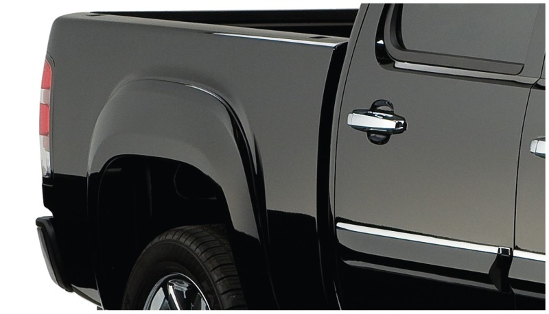 GMC Sierra 2500 HD Fleetside Fender Flares - Rear - Bushwacker - OE Style - Black - `07-`14 GMC Sierra 2500 HD Fleetside Fender Flares - Rear - Bushwacker - OE Style - Black - `07-`14