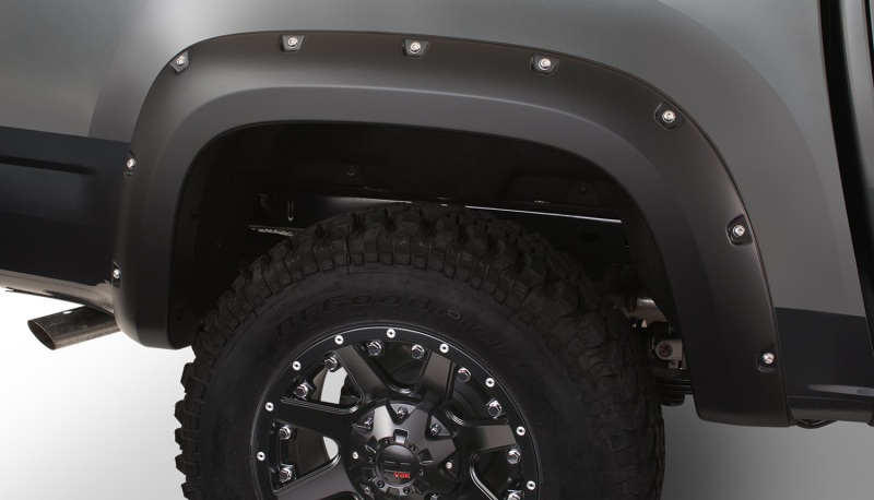 GMC Canyon Fender Flares - Rear - Bushwacker - Pocket Style - Black - `15-`18 GMC Canyon Fender Flares - Rear - Bushwacker - Pocket Style - Black - `15-`18