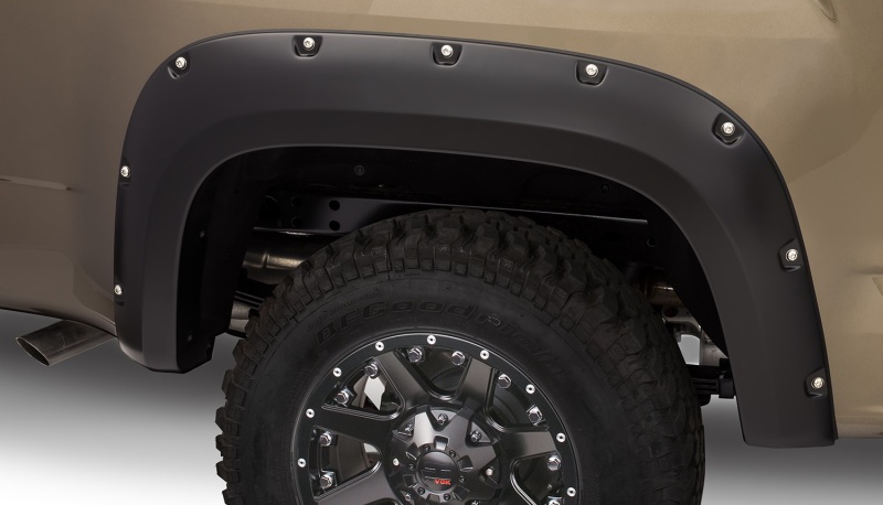 GMC Canyon Fender Flares - Rear - Bushwacker - Pocket Style - Black - `15-`18 GMC Canyon Fender Flares - Rear - Bushwacker - Pocket Style - Black - `15-`18