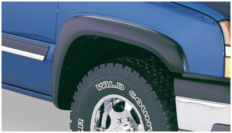 Chevrolet Silverado 1500 Classic Fleetside Fender Flares - Front + Rear - Bushwacker - Extend-A-Fender - Black - 2007 Chevrolet Silverado 1500 Classic Fleetside Fender Flares - Front + Rear - Bushwacker - Extend-A-Fender - Black - 2007