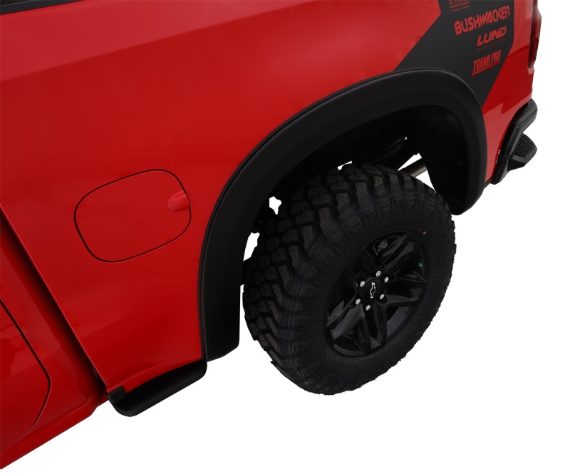 Chevrolet Silverado 1500 LTD Fender Flares - Front + Rear - Bushwacker - OE Style Smooth Finish - Black - 2022+ Chevrolet Silverado 1500 LTD Fender Flares - Front + Rear - Bushwacker - OE Style Smooth Finish - Black - 2022+