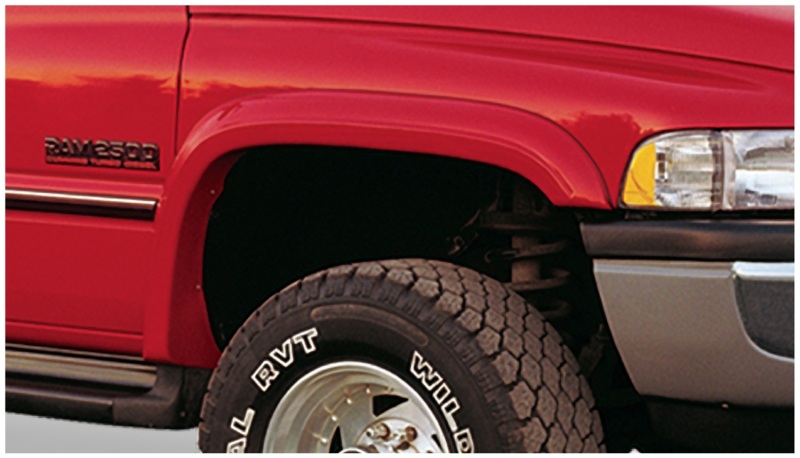 Dodge Ram 1500 Fender Flares - Front - Bushwacker - Extend-A-Fender - Black - `94-`01 Dodge Ram 1500 Fender Flares - Front - Bushwacker - Extend-A-Fender - Black - `94-`01