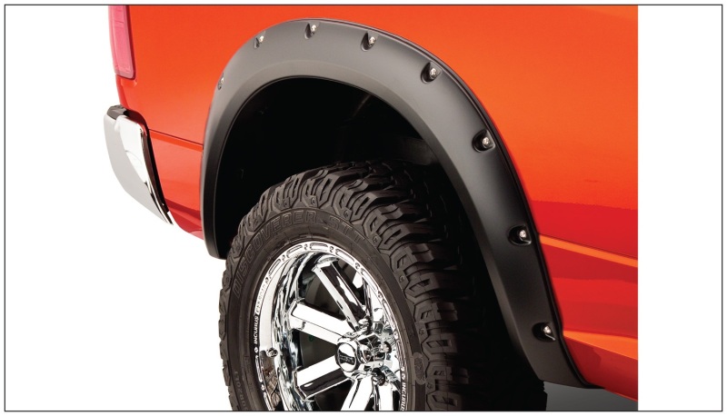 Ram 2500 Fender Flares - Rear - Bushwacker - Pocket Style - Black - `10-`18 Ram 2500 Fender Flares - Rear - Bushwacker - Pocket Style - Black - `10-`18