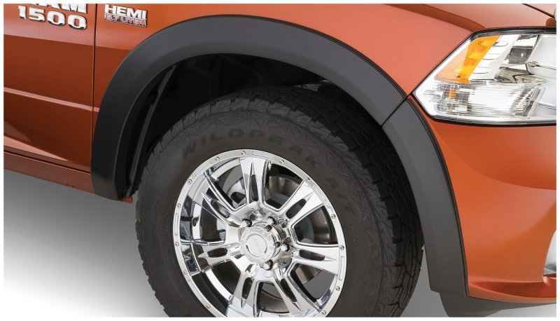 Ram 1500 Fleetside Fender Flares - Front - Bushwacker - OE Style - Black - `10-`18 Ram 1500 Fleetside Fender Flares - Front - Bushwacker - OE Style - Black - `10-`18