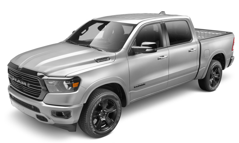 Ram 1500 Fender Flares - Front + Rear - Bushwacker - OE Style - Billet Silver Metallic - `20-`22 Ram 1500 Fender Flares - Front + Rear - Bushwacker - OE Style - Billet Silver Metallic - `20-`22