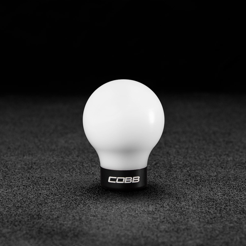 Mazda 6 Shift Knob - COBB - White Knob w/Stealth Black Base - `06-`07