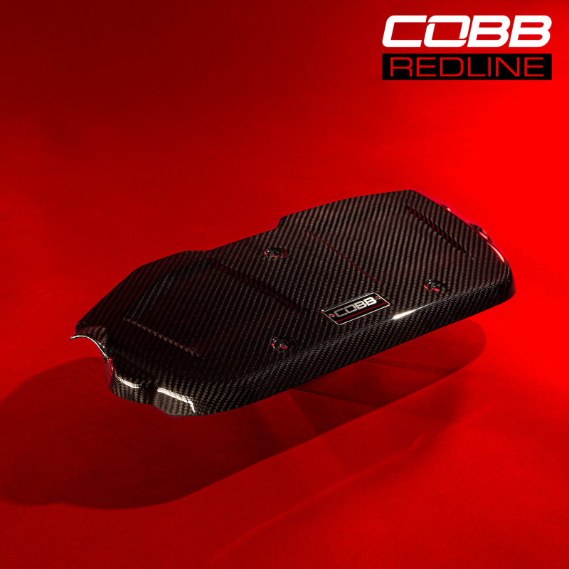 Subaru WRX Engine Cover - COBB - Redline Carbon Fiber - Gloss Finish - `15-`21