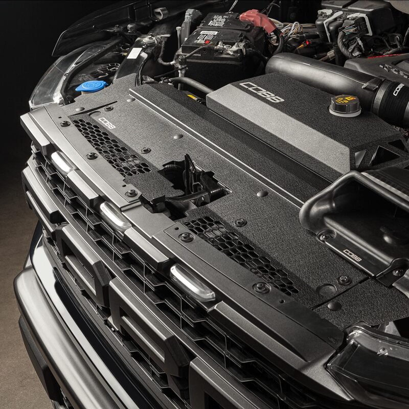 Ford Raptor Radiator Shroud - COBB - EcoBoost - Wrinkle Black - `21-`23