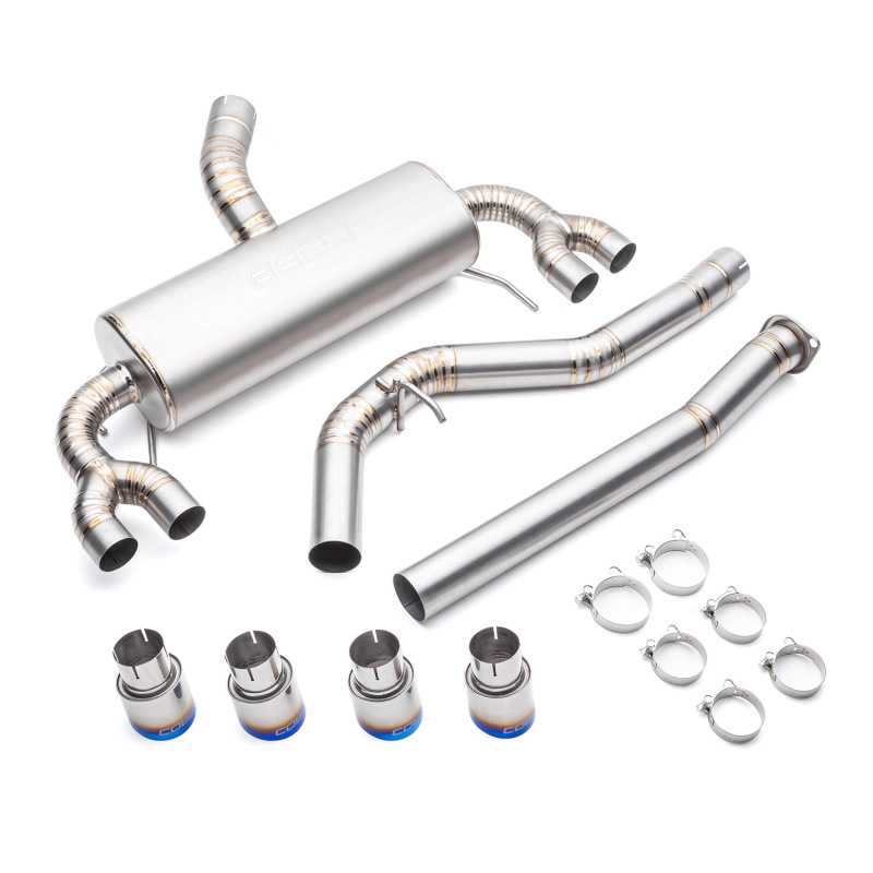 Subaru WRX STI Performance Exhaust - COBB - Cat Back, 3in Titanium - `08-`14