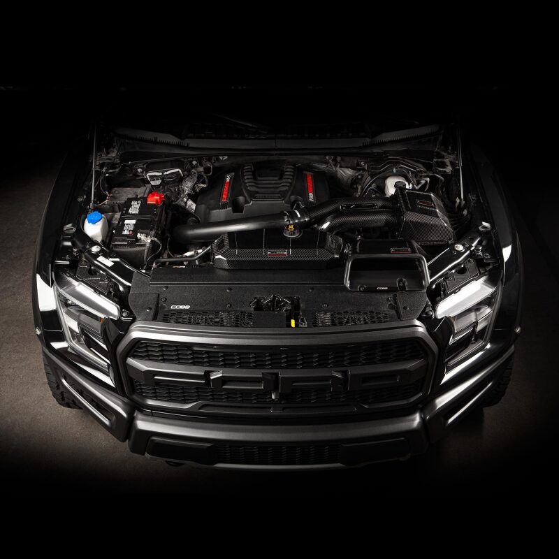 Ford Raptor Performance Air Intake - COBB - Redline Carbon Fiber Air Scoop - Red - `17-`23