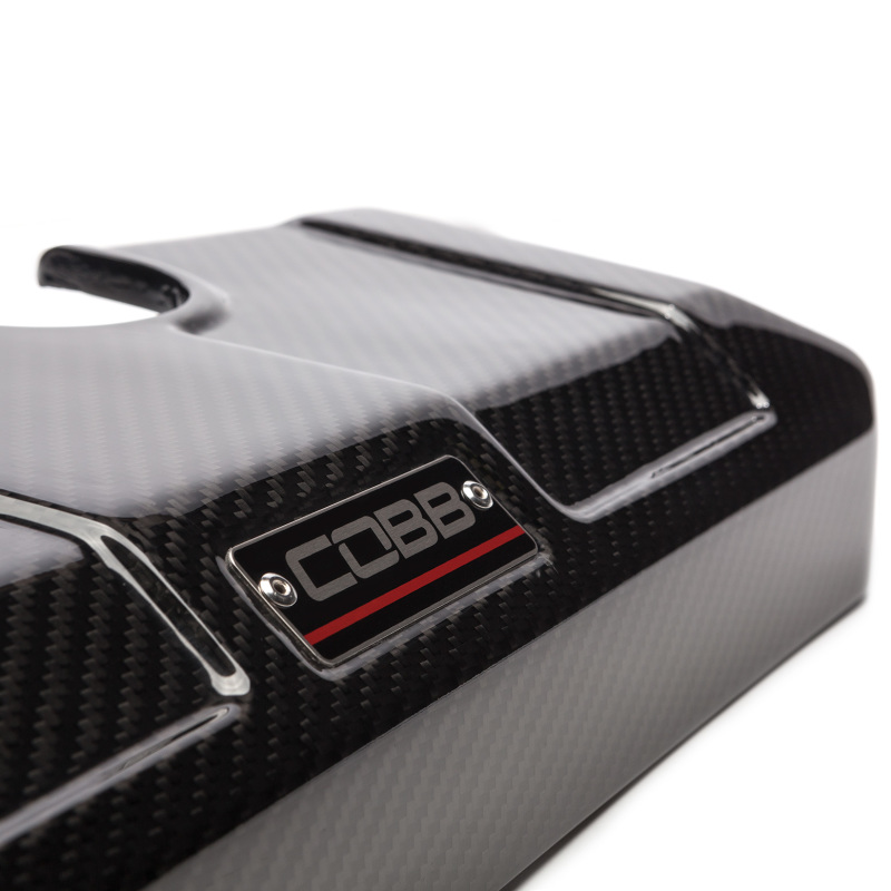 Ford F-150 Engine Coolant Cover - COBB - Redline Carbon Fiber - `17-`20