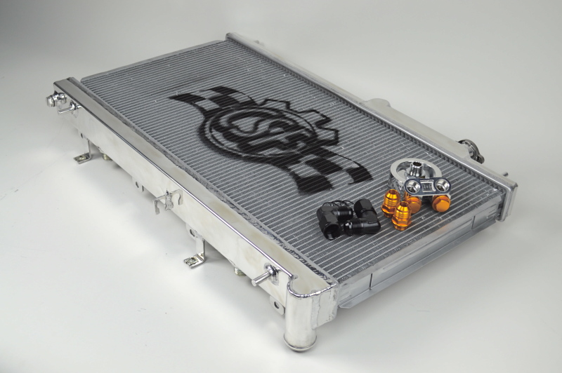 Subaru WRX STI Radiator - CSF - 2-Row with Built-In Oil Cooler - `08-`15