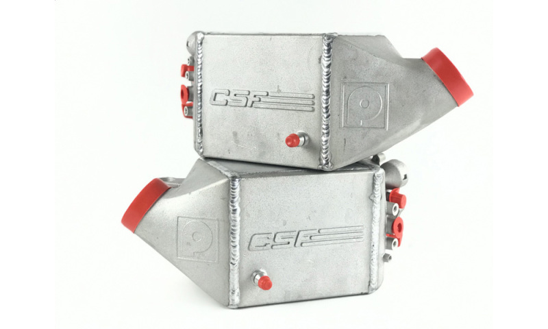 BMW M5 Charge-Air Cooler Set - CSF - Twin Charge-Air-Cooler, 28% Larger Core, Drop-In Fit - Raw Finish - `12-`16 BMW M5 Charge-Air Cooler Set - CSF - Twin Charge-Air-Cooler, 28% Larger Core, Drop-In Fit - Raw Finish - `12-`16