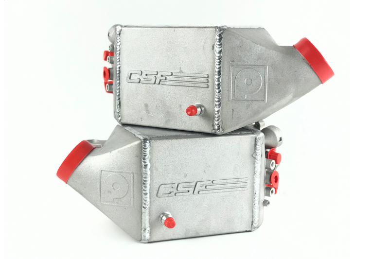 BMW M5 Charge-Air Cooler Set - CSF - Twin Charge-Air-Cooler, 28% Larger Core, Drop-In Fit - Raw Finish - `12-`16