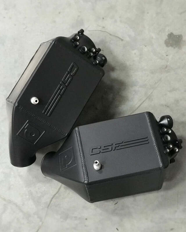 BMW M6 Charge Air Coolers - CSF - Twin - Thermal Black - `12-`18