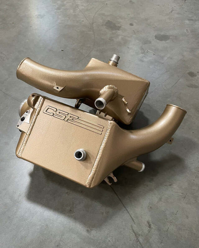 BMW M5 Charge Air Cooler Set - CSF - Twin - Bismark Gold - `16-`21