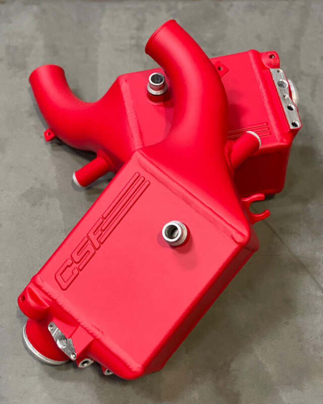 BMW M5 Charge Air Coolers - CSF - Bengal Red Matte - `16-`21