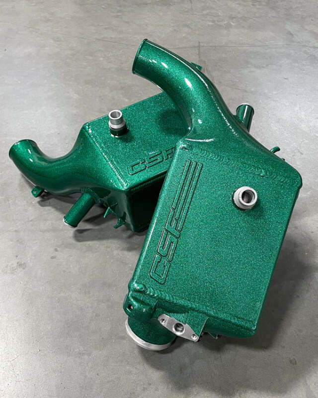 BMW M8 Charge Air Cooler - CSF - Twin - Isle of Man Green - `17-`21
