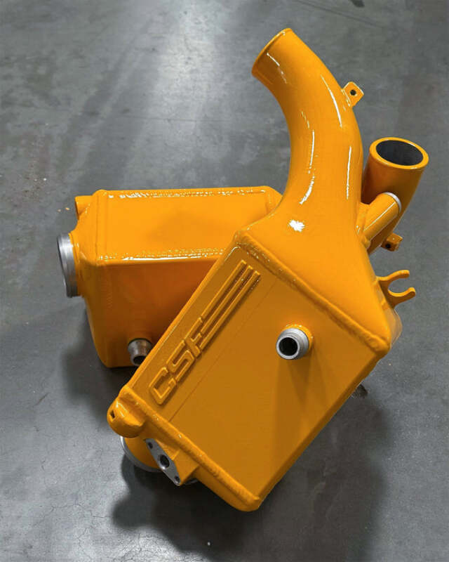 BMW M5 Charge Air Coolers - CSF - Twin - Nitro Yellow - `16-`21