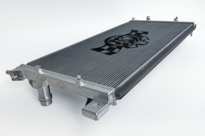Ford Ranger Radiator - CSF - Heavy Duty All-Aluminum, 2-Row 42mm Core, Ultra-Efficient 5mm Fins, B-Tube Technology - Hand Brushed Satin - `24-`27
