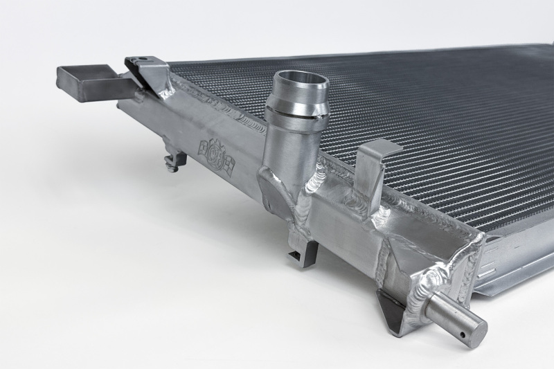 Ford Ranger Radiator - CSF - Heavy Duty All-Aluminum, 2-Row 42mm Core, Ultra-Efficient 5mm Fins, B-Tube Technology - Hand Brushed Satin - `24-`27