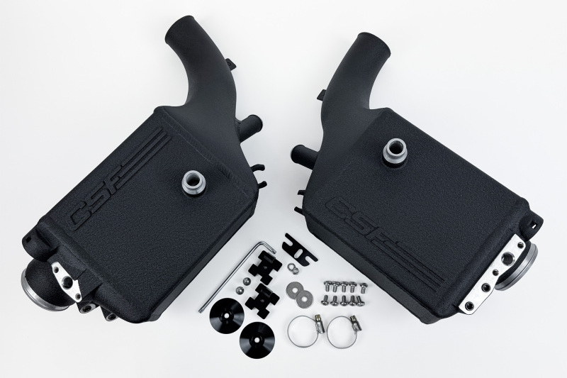 BMW X6M Charge-Air Cooler - CSF - OEM+ Crinkle Black Finish - Crinkle Black - `14-`27