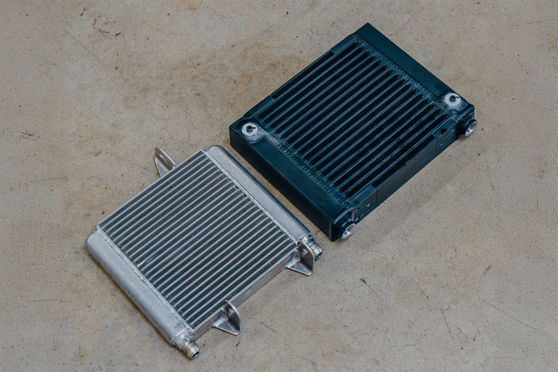 Ford GT Transmission Oil Cooler Kit - CSF - High-Performance - Satin Black - `05-`06