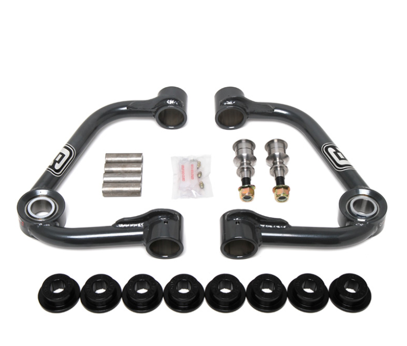 Ford F-150 Suspension Control Arm Kit - Camburg - 1.25in Performance Uniball - Steel Gray - `09-`20
