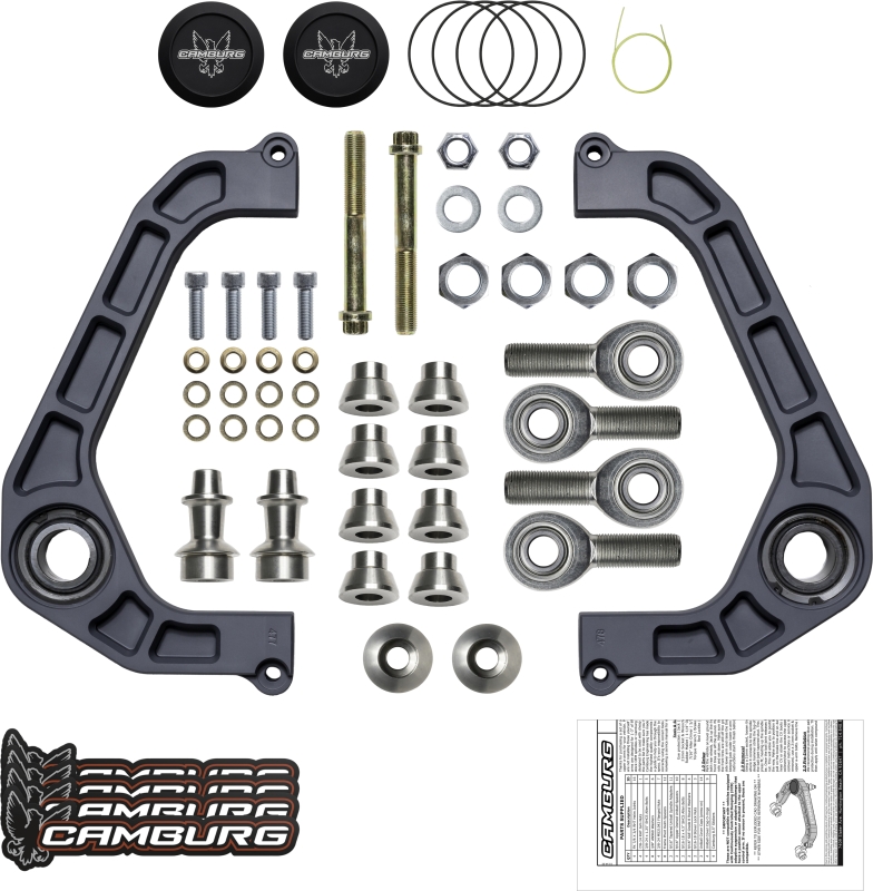 Ford F-150 Suspension Control Arm Kit - Camburg - KINETIK V2 Performance Billet Uniball - `21-`24