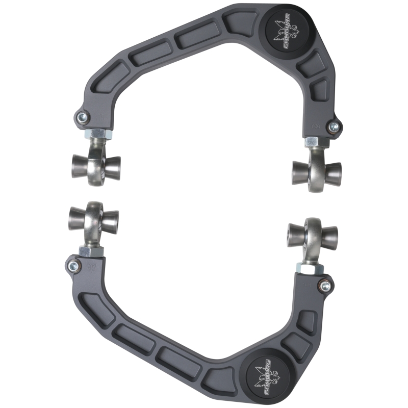 Ford F-150 Suspension Control Arm Kit - Camburg - KINETIK V2 Performance Billet Uniball - Gun Metal Gray - `04-`20